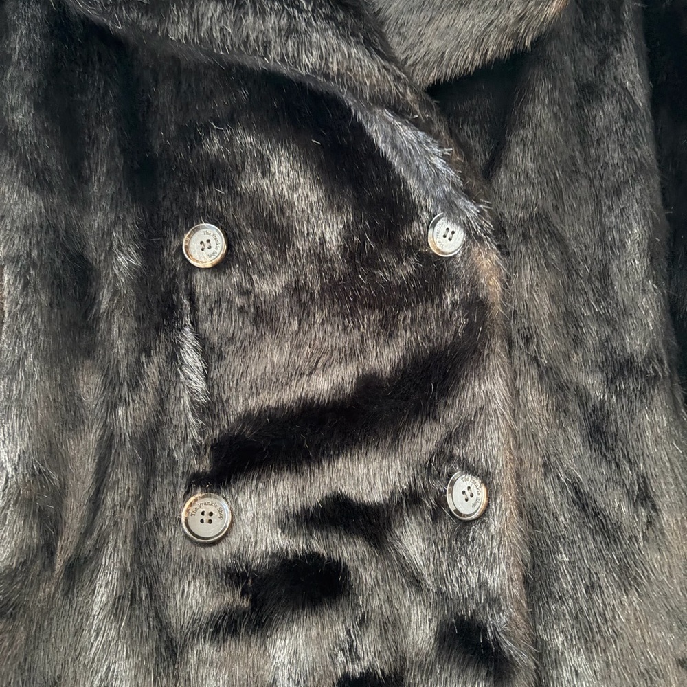 Frankie Shop Dark Brown Faux Fur Coat - Picture 8 of 9